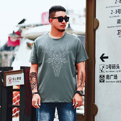 Camiseta Manga Corta Talla Grande para Hombre - Comodidad de Verano - Image 12