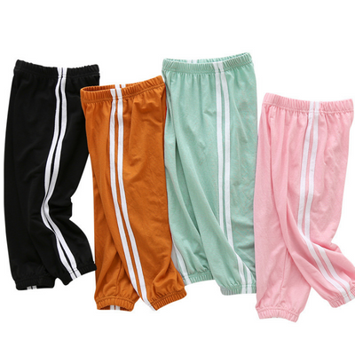 Pantalones deportivos holgados de seda de hielo para niños - Image 6