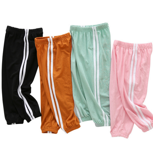Pantalones deportivos holgados de seda de hielo para niños - Image 6