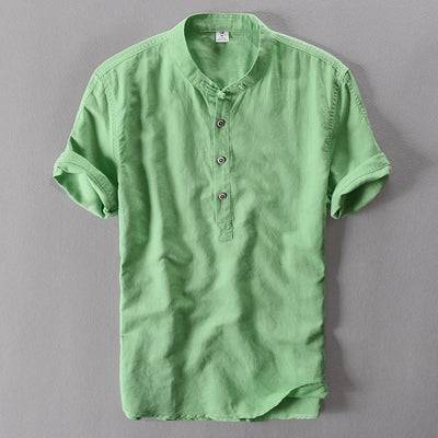 Camisa de Algodón y Lino - Image 5