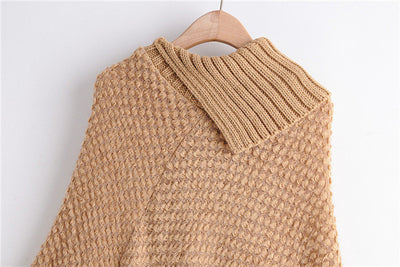 Poncho Suéter con Hebillas y Borlas - Image 15