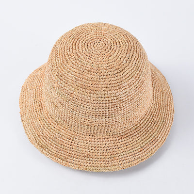 Sombrero de Rafia Tejido a Mano para Mujer - Protección Solar Elegante - Image 5