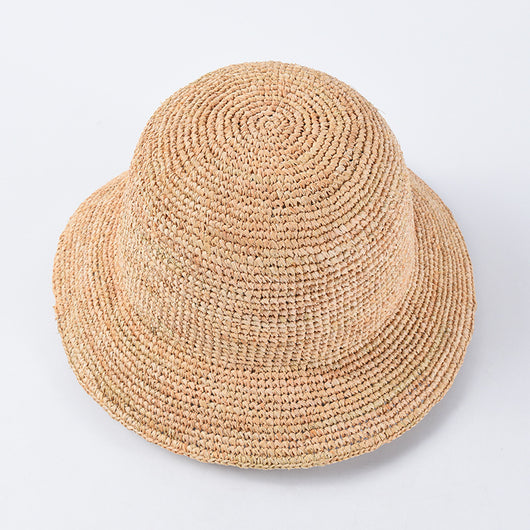 Sombrero de Rafia Tejido a Mano para Mujer - Protección Solar Elegante - Image 5