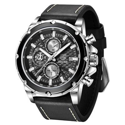 Reloj Multifunción Binya para Hombre - Cuarzo Resistente - Image 3
