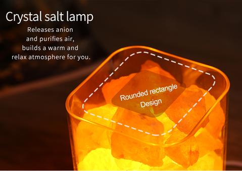Lámpara LED de Sal del Himalaya con Luz de Cristal USB - Image 7