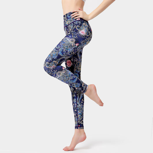 Pantalones de Yoga Estampados de Secado Rápido - Image 47