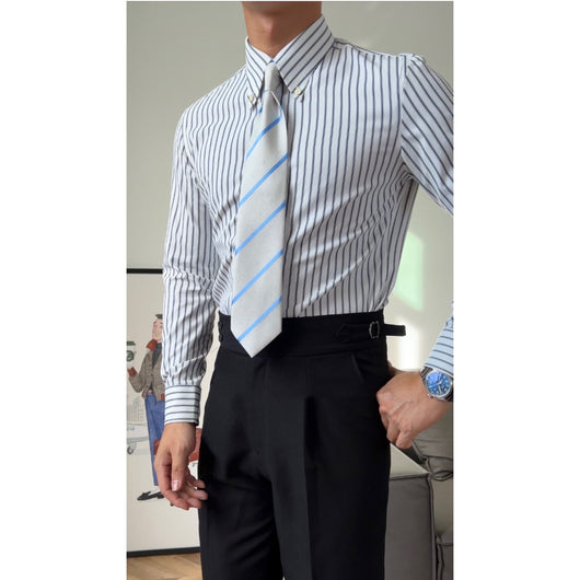 Camisa Formal Versátil para Hombre de Negocios - Image 12