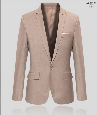 Traje Slim Fit Coreano para Hombre - Chaqueta Juvenil Elegante y Moderna - Image 7