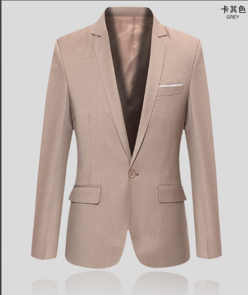 Traje Slim Fit Coreano para Hombre - Chaqueta Juvenil Elegante y Moderna - Image 7
