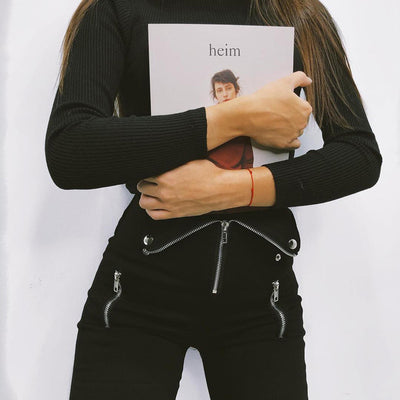 Pantalón Jogger con Cierre en Tobillo - Diseño Moderno Oscuro - Image 4