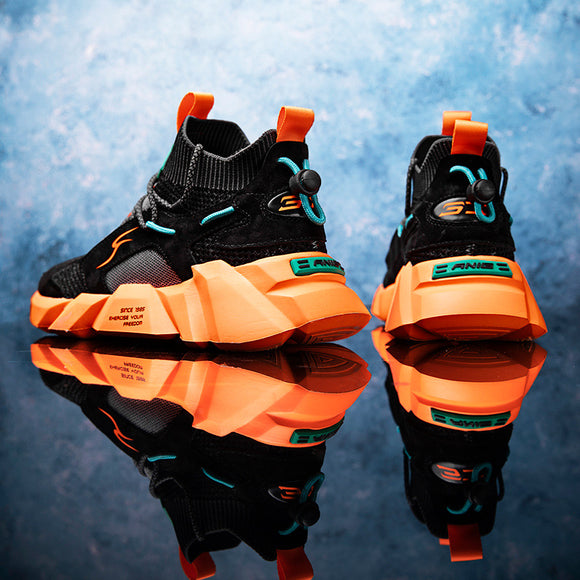 Zapatillas Deportivas Altas de Punto Transpirable