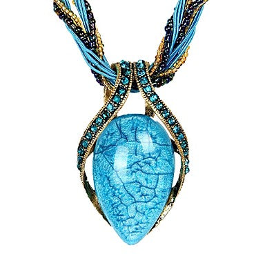 Collar de Ópalo Bohemio Vintage con Cristales - Image 5