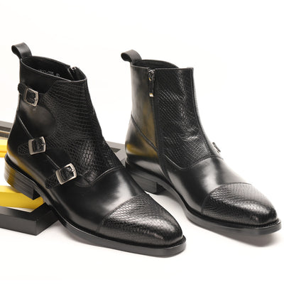 Botas Martin de Cuero Genuino para Hombre - Estilo Ejecutivo