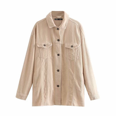 Chaqueta Casual de Pana con Bolsillos - Image 6