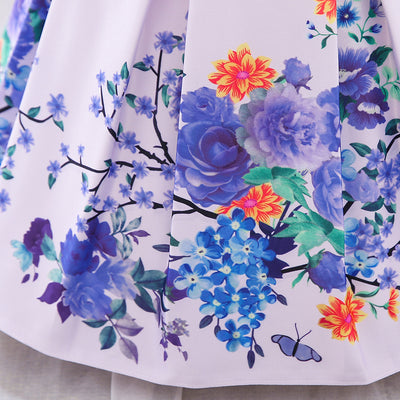 Vestido Princesa Estampado Forjado con Diadema - Image 21