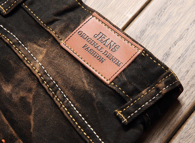 Pantalones Vaqueros Rotos Retro con Stretch para Hombre - Image 31