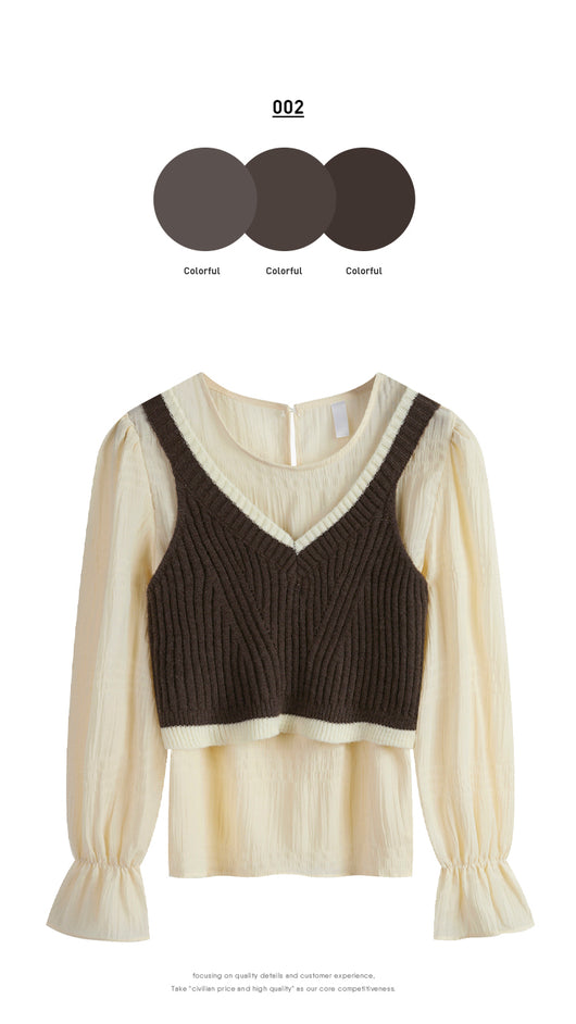 Conjunto de Dos Piezas con Tirantes - Blusa Suelta y Cómoda - Image 13
