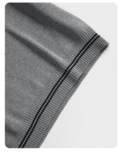 Suéter Tejido Tipo Polo con Efecto Dos Piezas para Mujer - Image 20