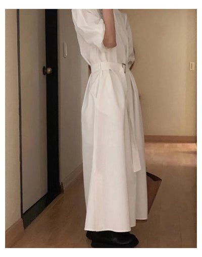Vestido Largo Elegante con Mangas Abullonadas - Image 12
