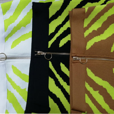 Falda Midi Cintura Alta con Stretch - Image 16