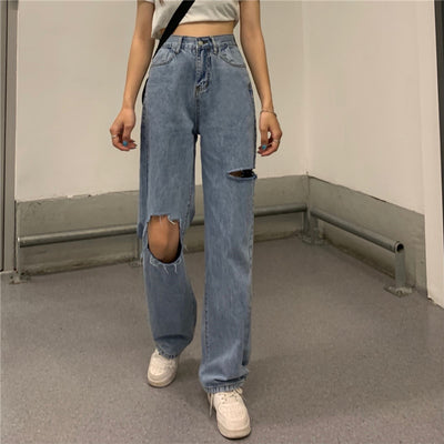 Pantalones Rectos Anchos de Cintura Alta para Mujer - Diseño Moderno - Image 14