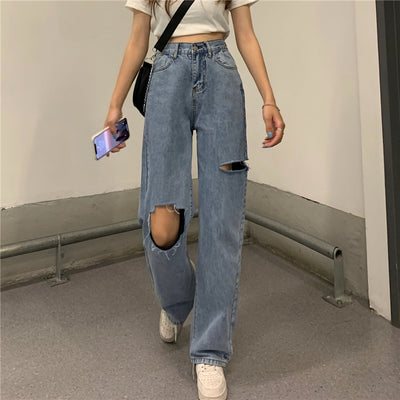 Pantalones Rectos Anchos de Cintura Alta para Mujer - Diseño Moderno - Image 15