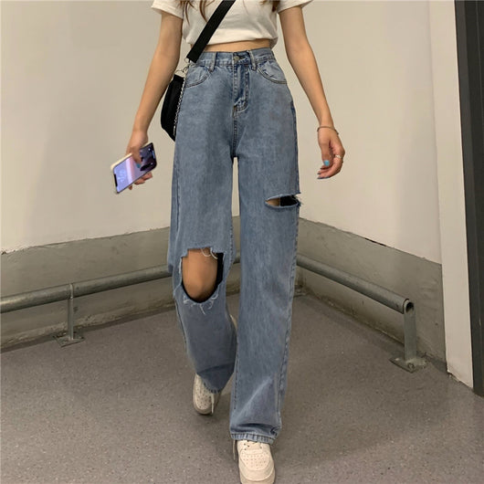 Pantalones Rectos Anchos de Cintura Alta para Mujer - Diseño Moderno - Image 15