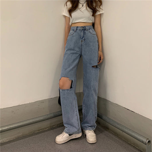 Pantalones Rectos Anchos de Cintura Alta para Mujer - Diseño Moderno - Image 16