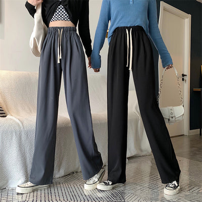 Pantalones Rectos de Cintura Alta Holgada para Mujer - Image 18