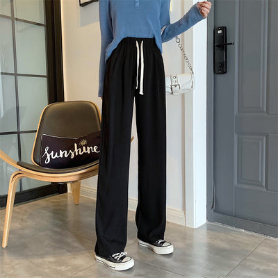 Pantalones Rectos de Cintura Alta Holgada para Mujer - Image 21