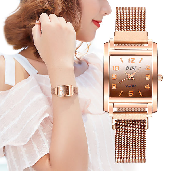 Reloj de Cuarzo para Mujer con Cierre Magnético