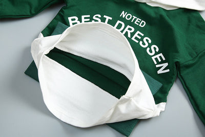 Sudadera con capucha estampado letras para niño - Image 6
