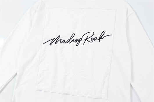 Blusa Larga Holgada con Bordado y Letras Manuscritas - Image 18
