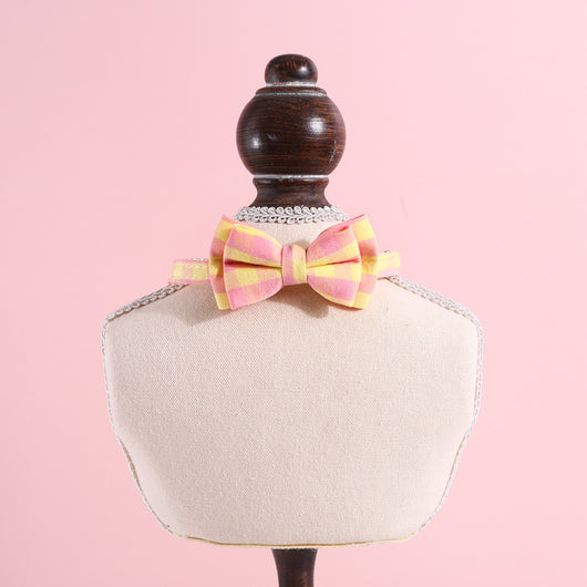 Corbata de Moño Británica de Doble Capa Ajustable con Cuello Desmontable y Campana - Image 18