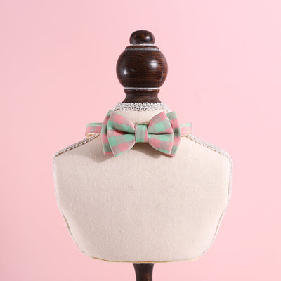 Corbata de Moño Británica de Doble Capa Ajustable con Cuello Desmontable y Campana - Image 19