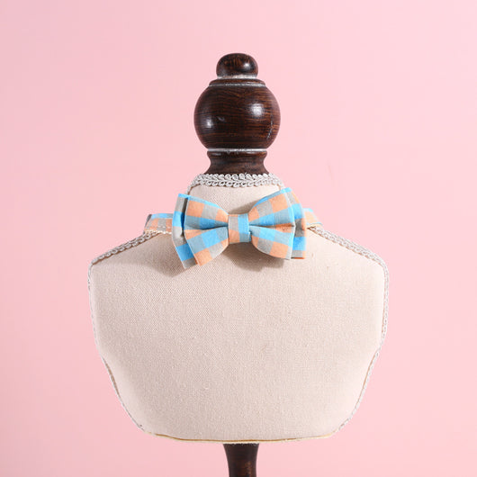 Corbata de Moño Británica de Doble Capa Ajustable con Cuello Desmontable y Campana - Image 20