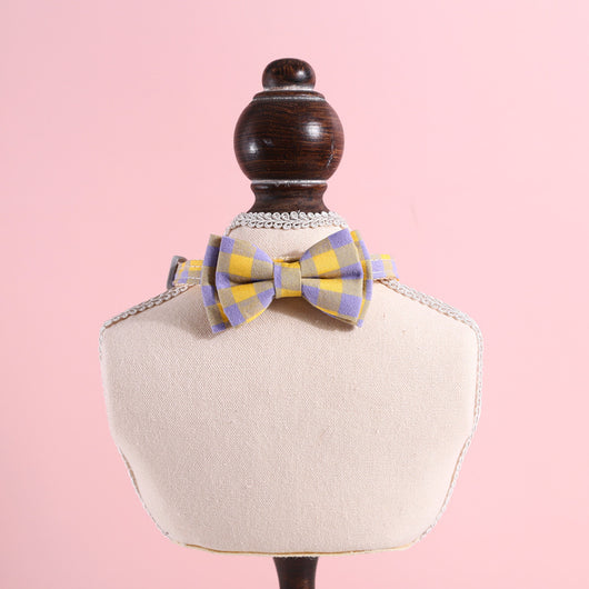 Corbata de Moño Británica de Doble Capa Ajustable con Cuello Desmontable y Campana - Image 21