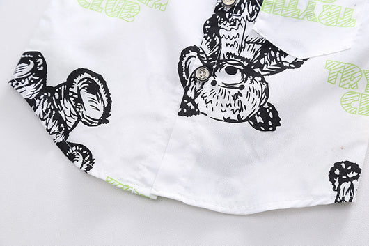 Traje Infantil con Camisa de Solapa y Manga Corta - Image 22
