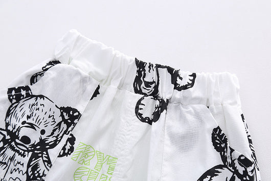 Traje Infantil con Camisa de Solapa y Manga Corta - Image 24