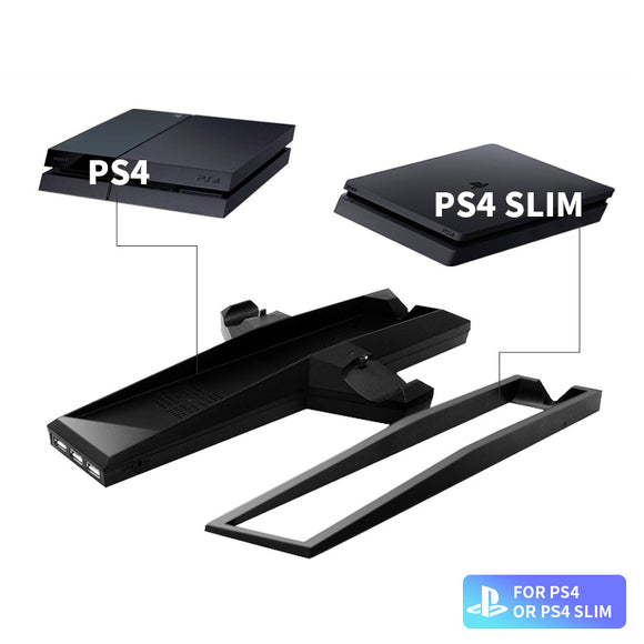 Cargador y Radiador para Control PS4 Slim con Base de Carga