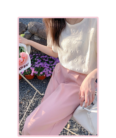 Pantalones Casuales Anchos de Pierna Suelta para Mujer - Image 9