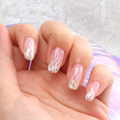 Calcomanías de Uñas Flame Series Oro, Plata y Bicolor - Image 15