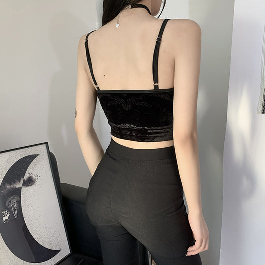Camiseta Gótica de Encaje para Mujer - Tank Top Elegante - Image 11