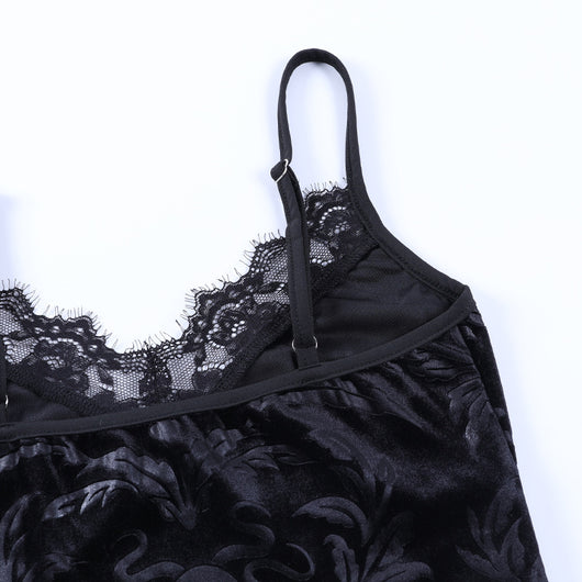 Camiseta Gótica de Encaje para Mujer - Tank Top Elegante - Image 23