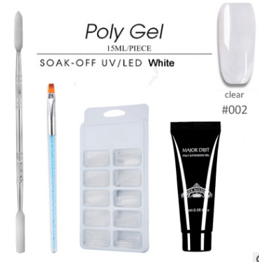 Set de Adhesivo Fotopolimérico para Uñas Acrílicas - 15ml Multicolor de Secado Rápido