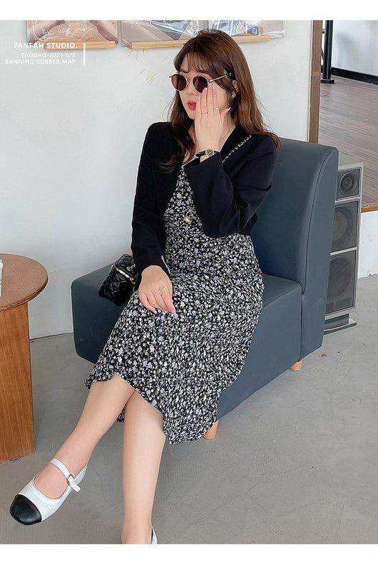 Traje Falda Sastre con Tirantes Ligero y Versátil - Image 9