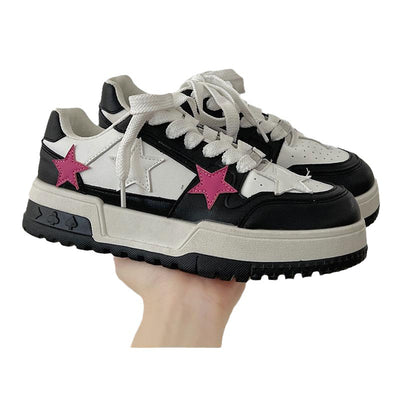 Zapatillas Deportivas Coreanas de Punta Redonda - Estilo Versátil y Elegante - Image 5