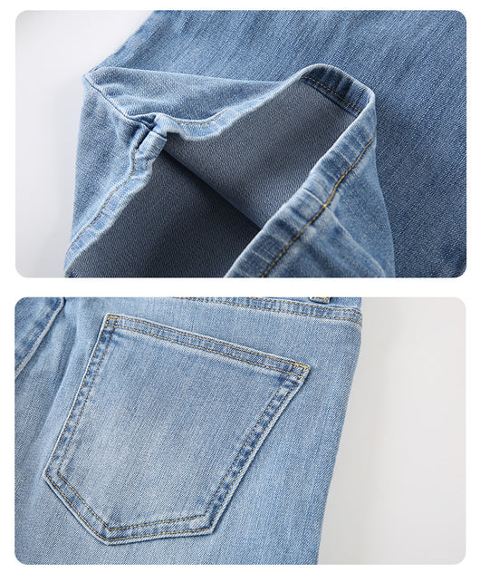 Jeans Rectos Anchos Sueltos para Mujer - Image 12