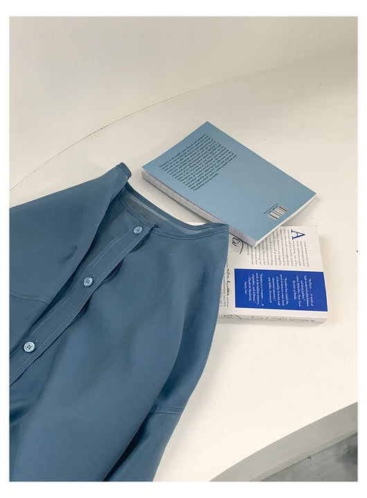 Blusa Larga de Tencel con Diseño Elegante para Mujer - Image 15
