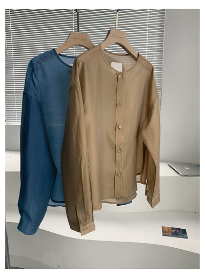Blusa Larga de Tencel con Diseño Elegante para Mujer - Image 19